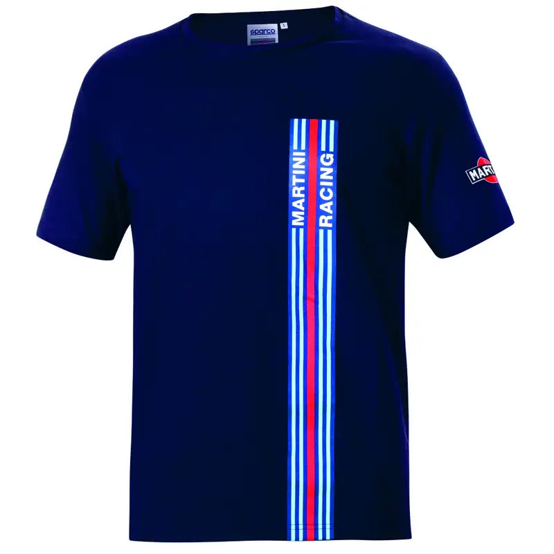 טישרט BIG STRIPES MARTINI - SPARCO IL - MELAMED MOTOR SPORT