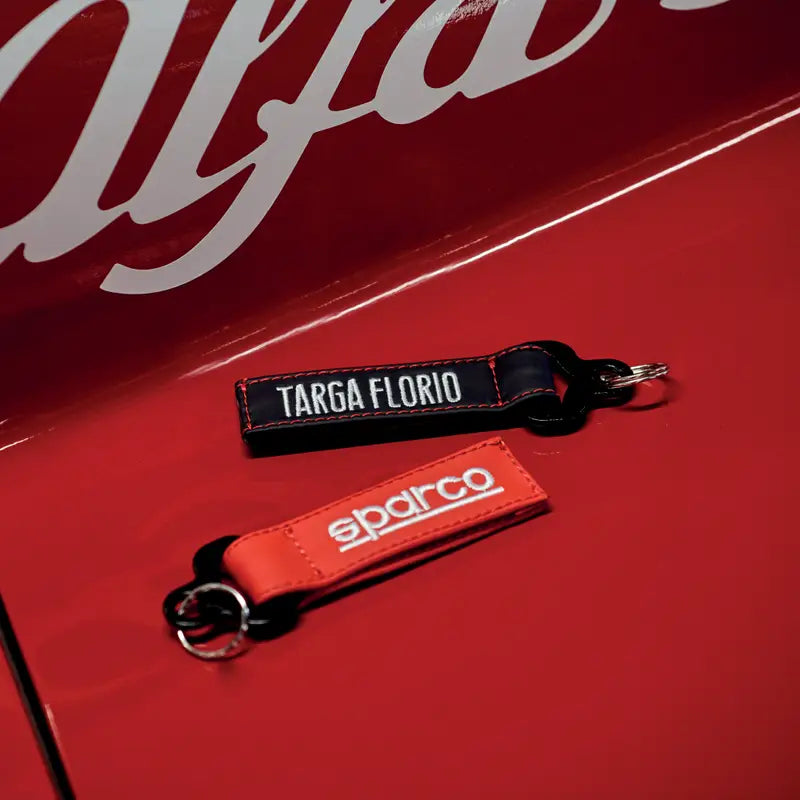 TARGA FLORIO מחזיק מפתחות עור