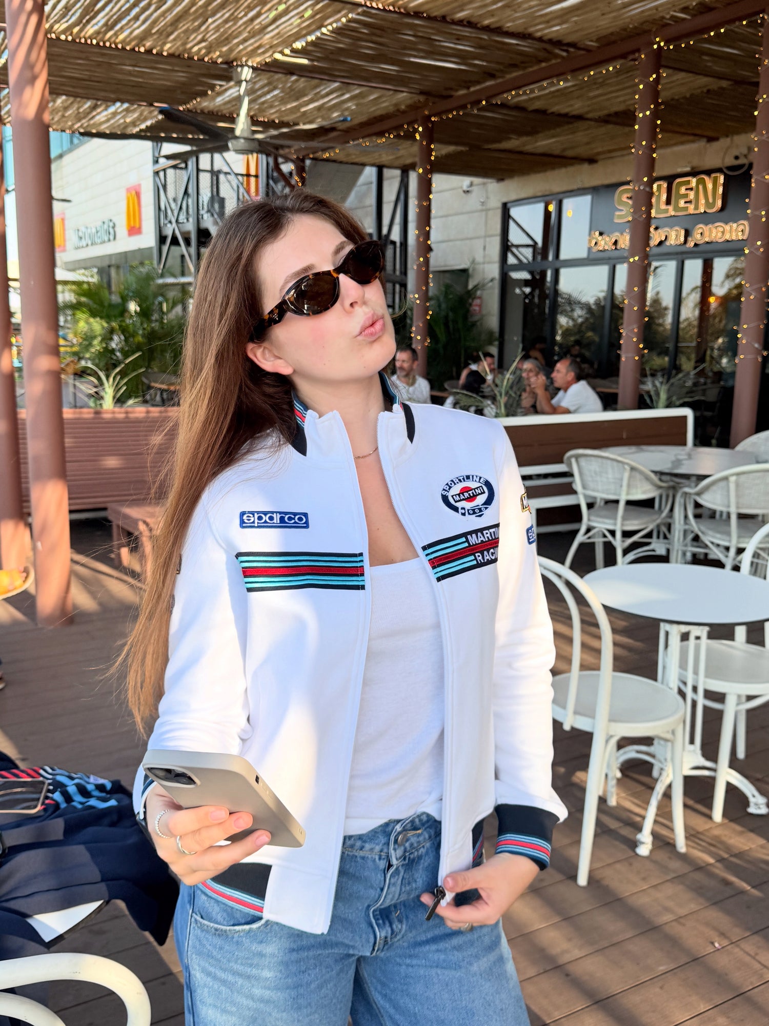 MARTINI FULL ZIP SWEATSHIRT ג׳קט מרטיני LADY נשים
