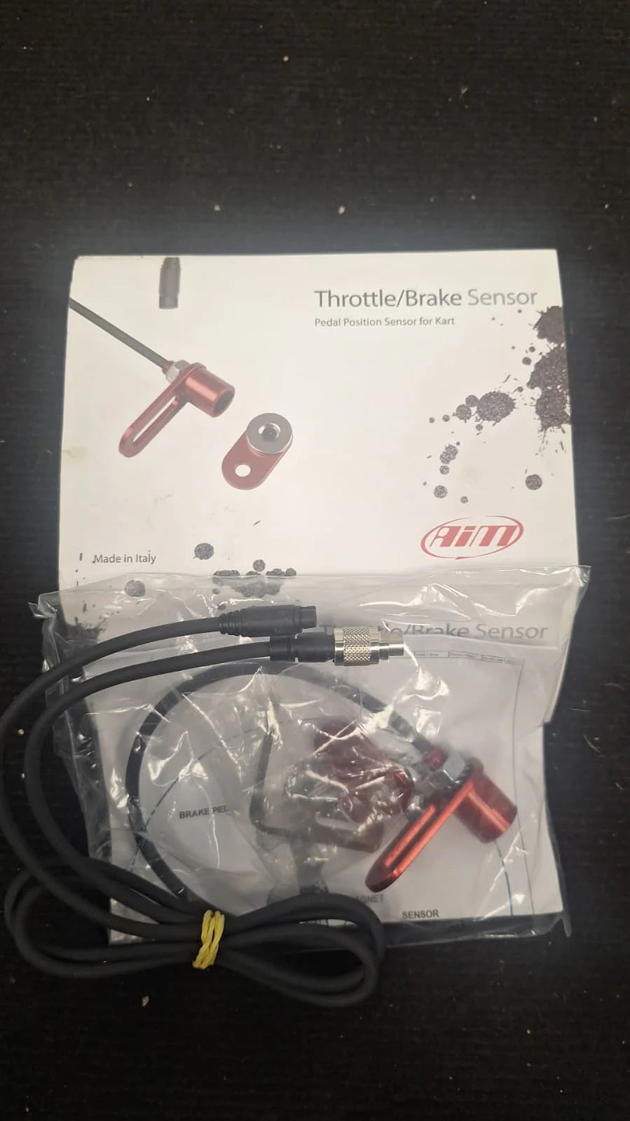 חיישן גז\ברקס AIM - יד שנייה סקנד לאפ - SPARCO IL - MELAMED MOTOR SPORT