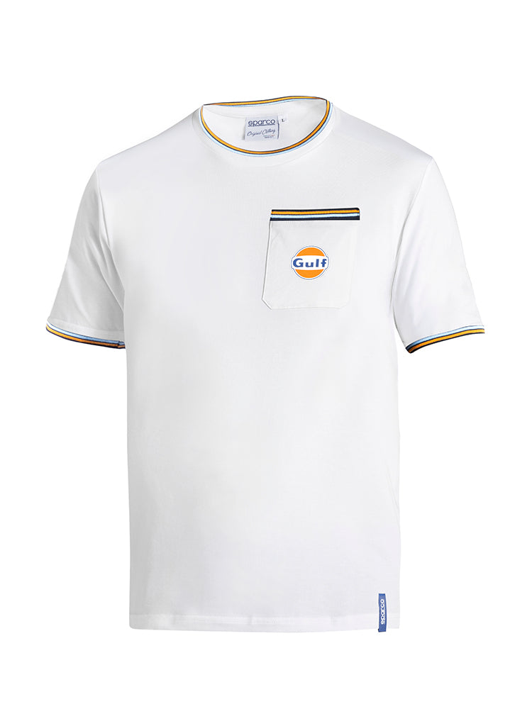 GULF  טישרט כיס - SPARCO IL - MELAMED MOTOR SPORT