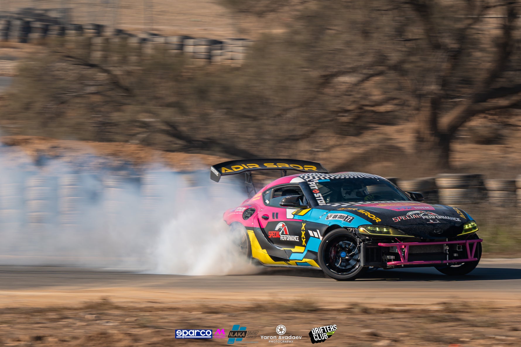 כרטיס כניסה למירוץ דריפט 27.03.26 - אליפות ישראל - SPARCO IL - MELAMED MOTOR SPORT