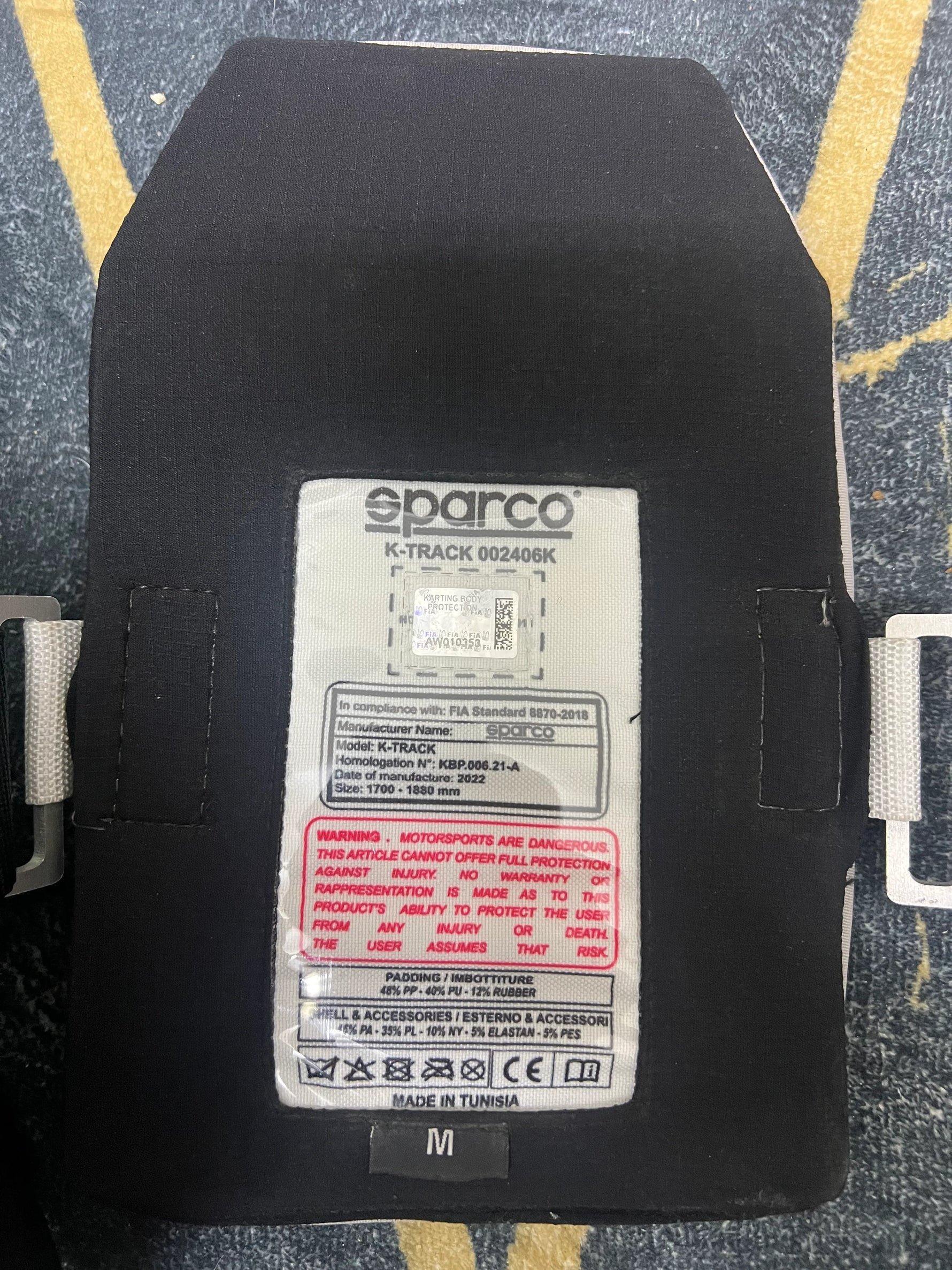 ‏מגן צלעות sparco - יד שנייה סקנד לאפ - SPARCO IL - MELAMED MOTOR SPORT